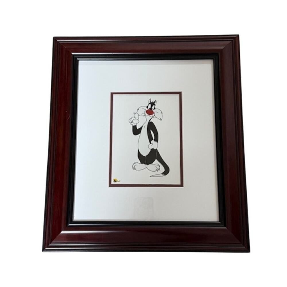 2004 Warner Brothers Looney Tunes Sylvester Limited Edition Sericel Animation